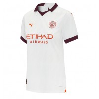 Manchester City Jeremy Doku #11 Replica Away Shirt Ladies 2023-24 Short Sleeve